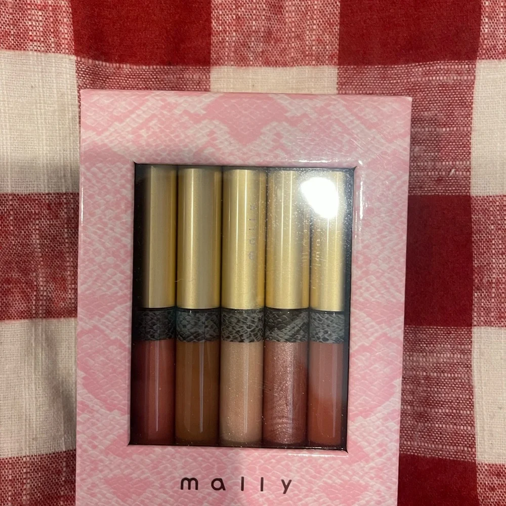 Mally Beauty High Shine Mini Lipgloss 5-piece Set NEW